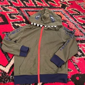 Kids size 8 dinosaur hoodie